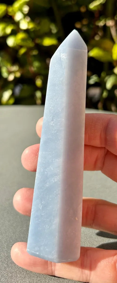 Polished Angelite Tower (7)