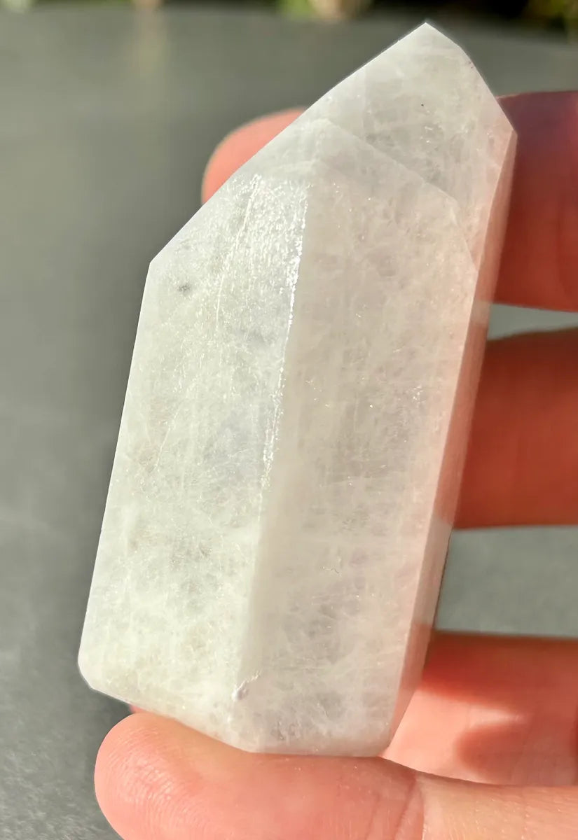 Blue Amblygonite Tower