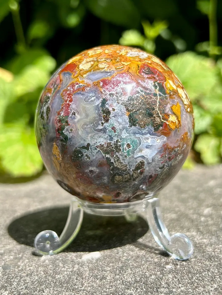 Ocean Jasper Sphere