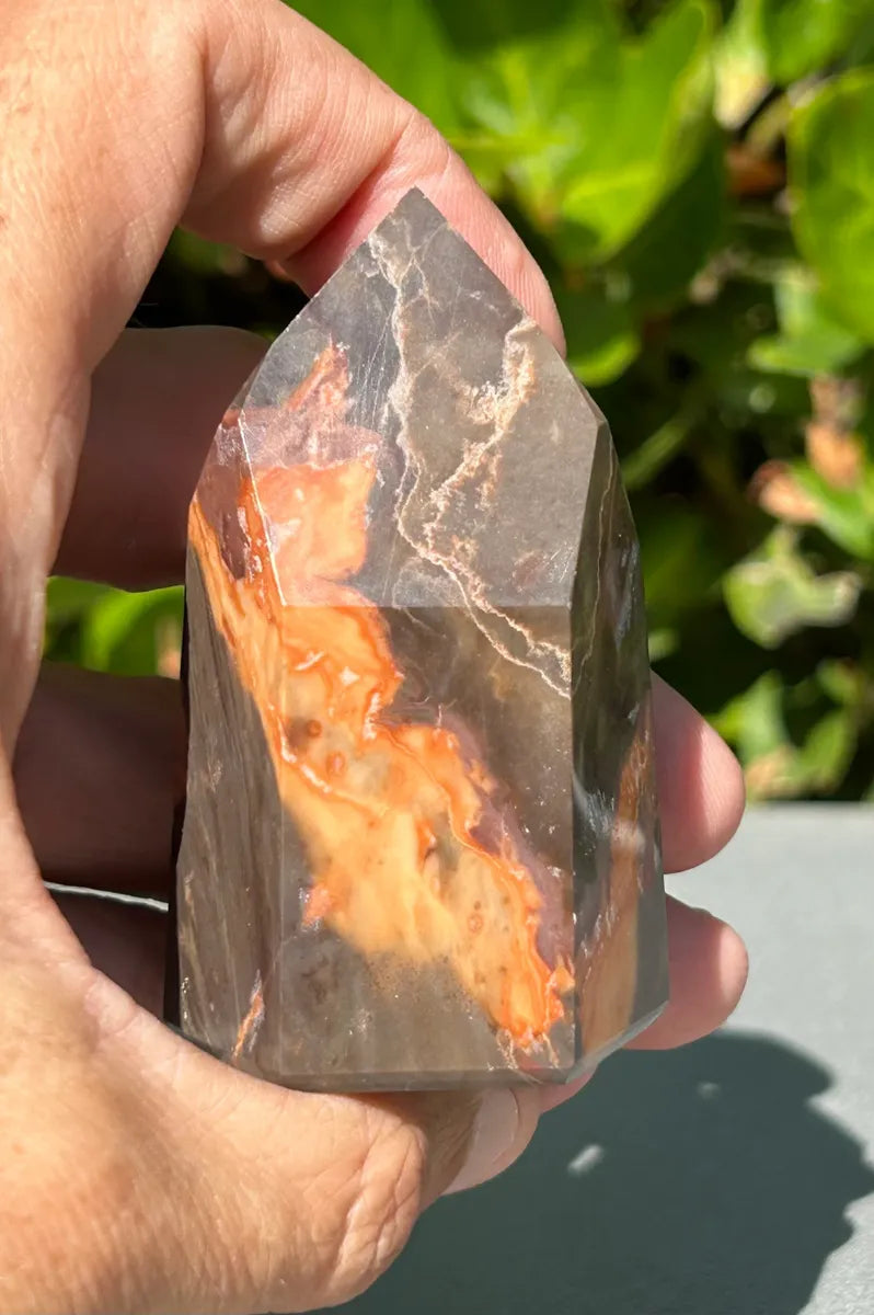 Leopardskin Jasper Tower