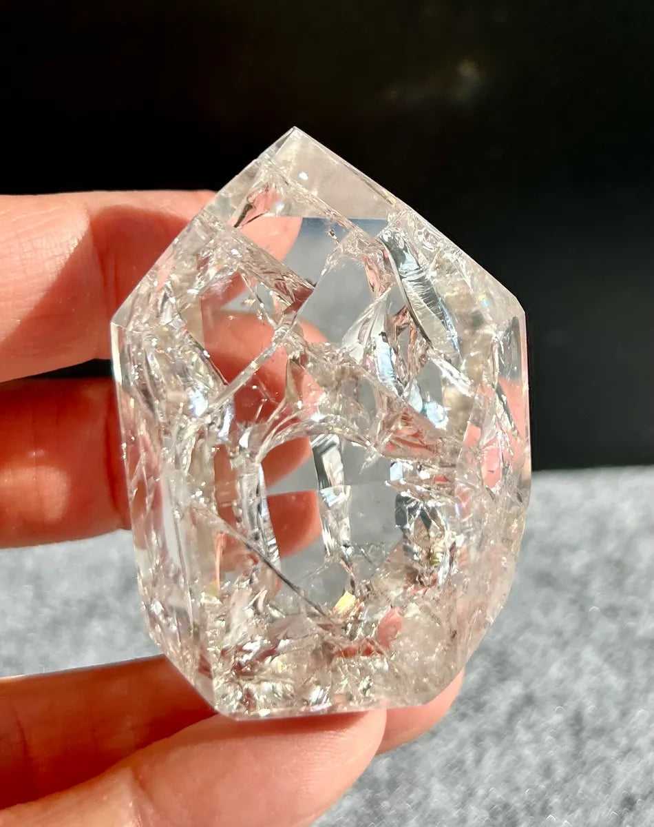 Polished Fire & Ice Quartz (8)