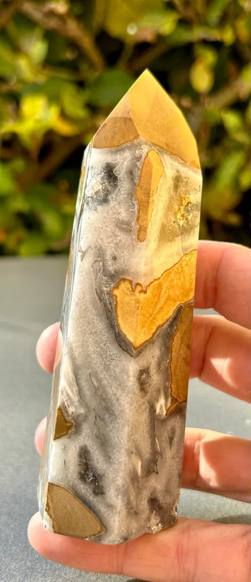Mosaic Chalcedony Quartz Tower (2)