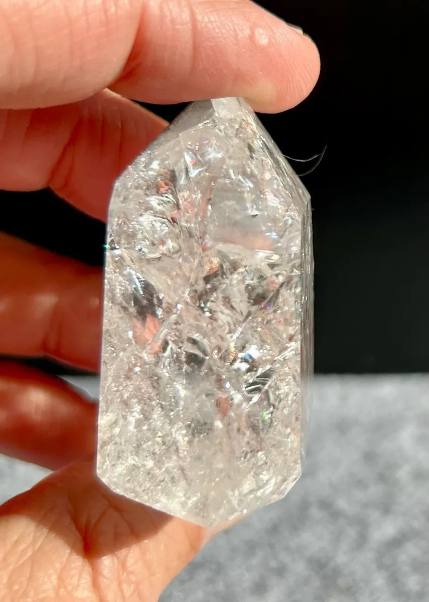 Polished Fire & Ice Quartz (6)