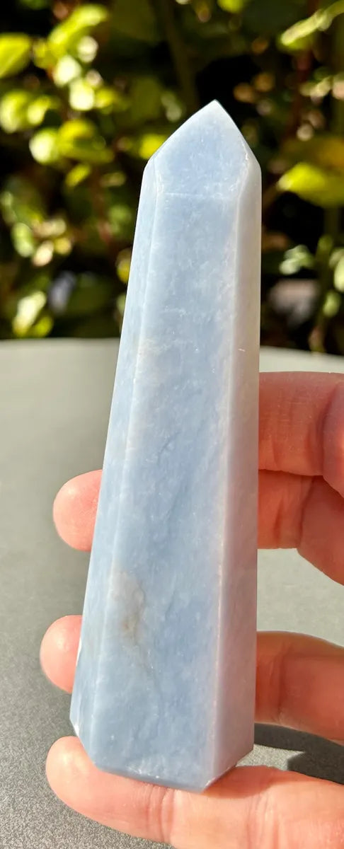 Polished Angelite Tower (7)