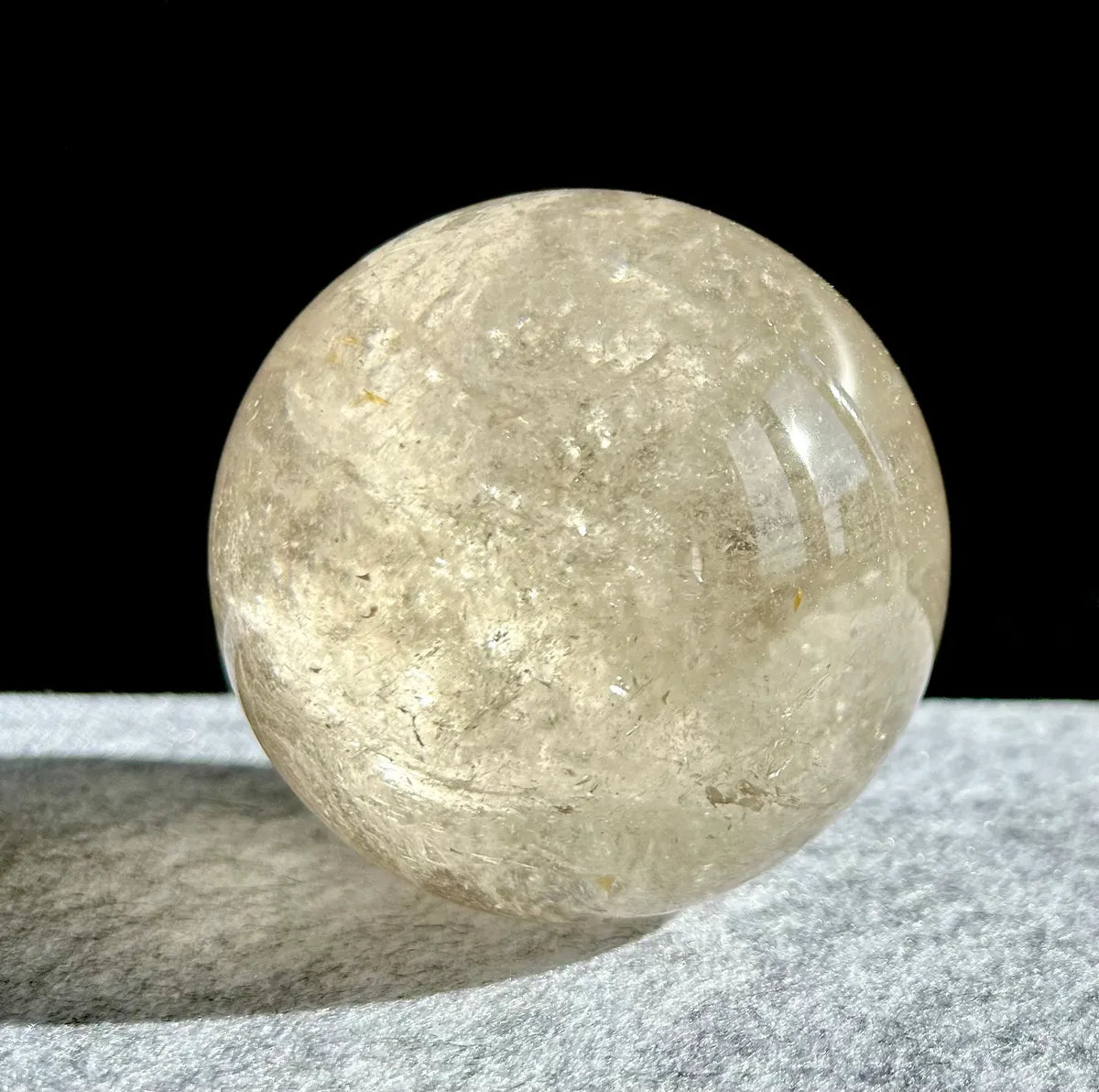 Large Clear Quartz Sphere