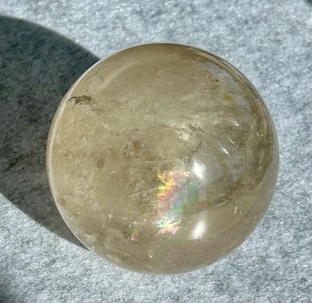 Large Clear Quartz Sphere
