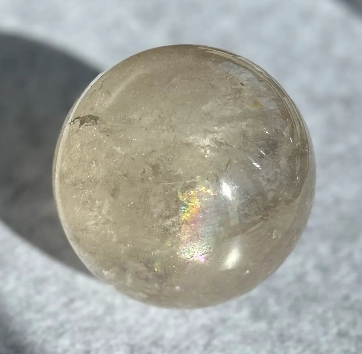 Large Clear Quartz Sphere