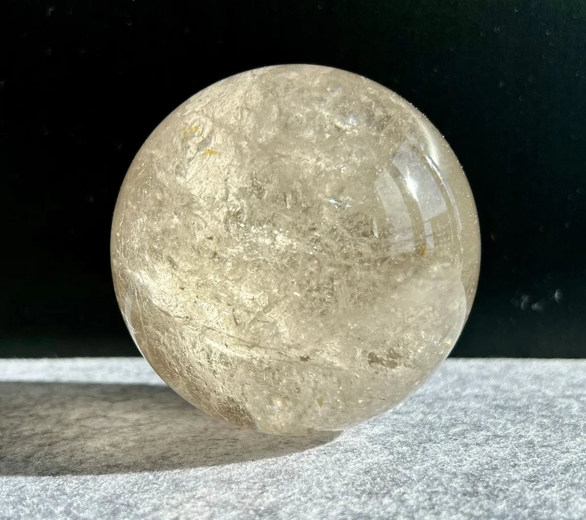 Large Clear Quartz Sphere