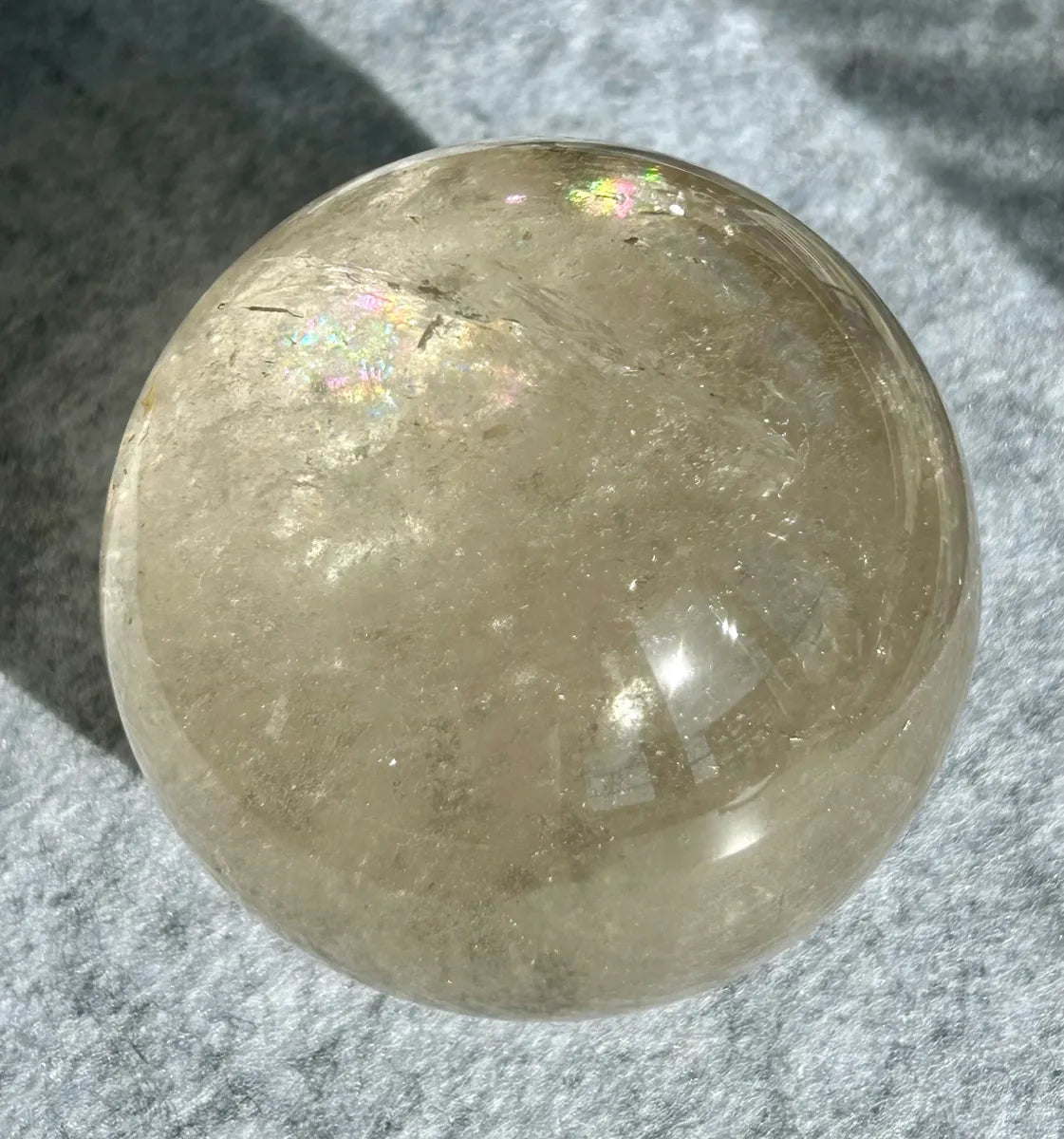 Large Clear Quartz Sphere