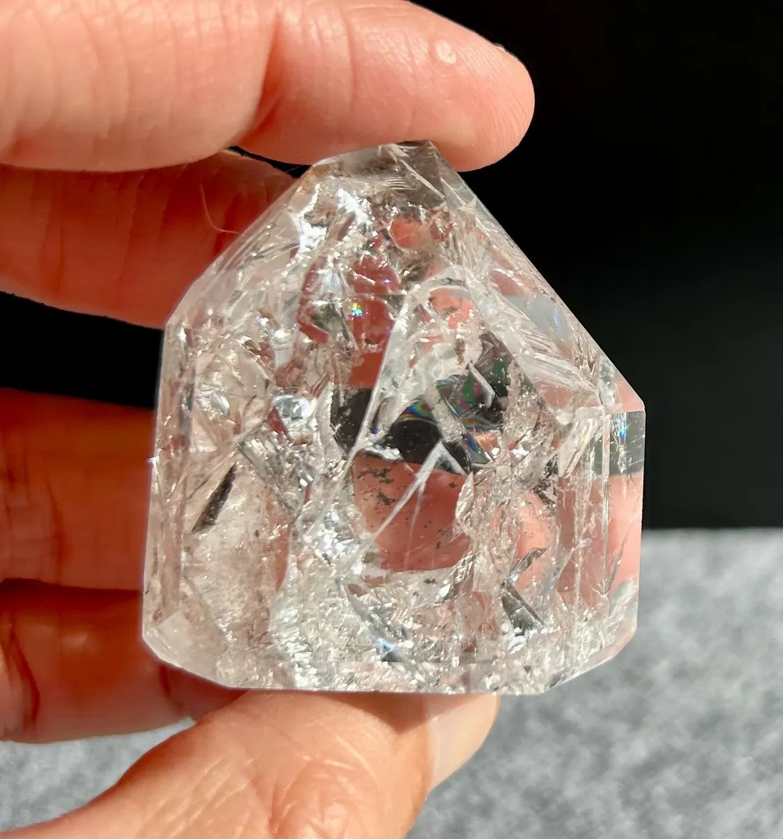 Polished Fire & Ice Quartz (6)