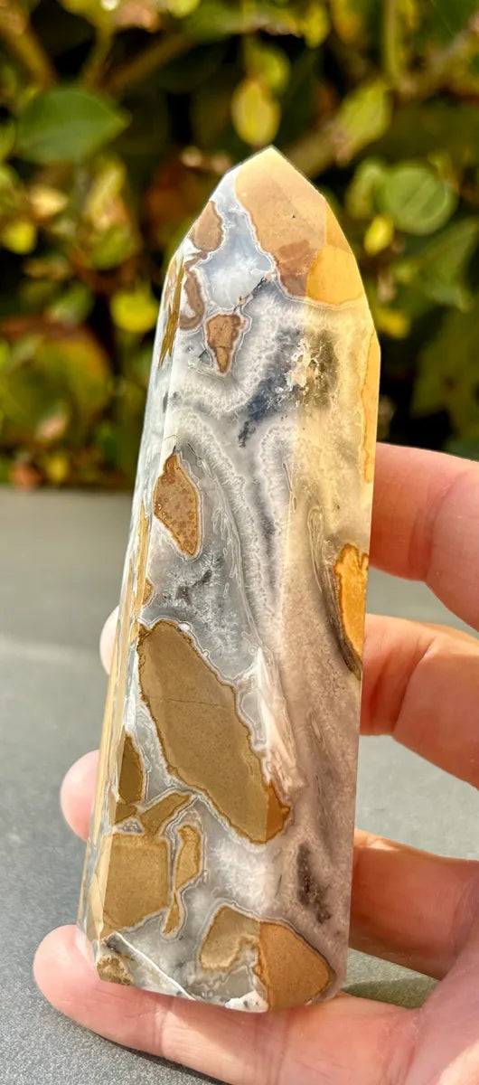 Mosaic Chalcedony Quartz Tower (2)