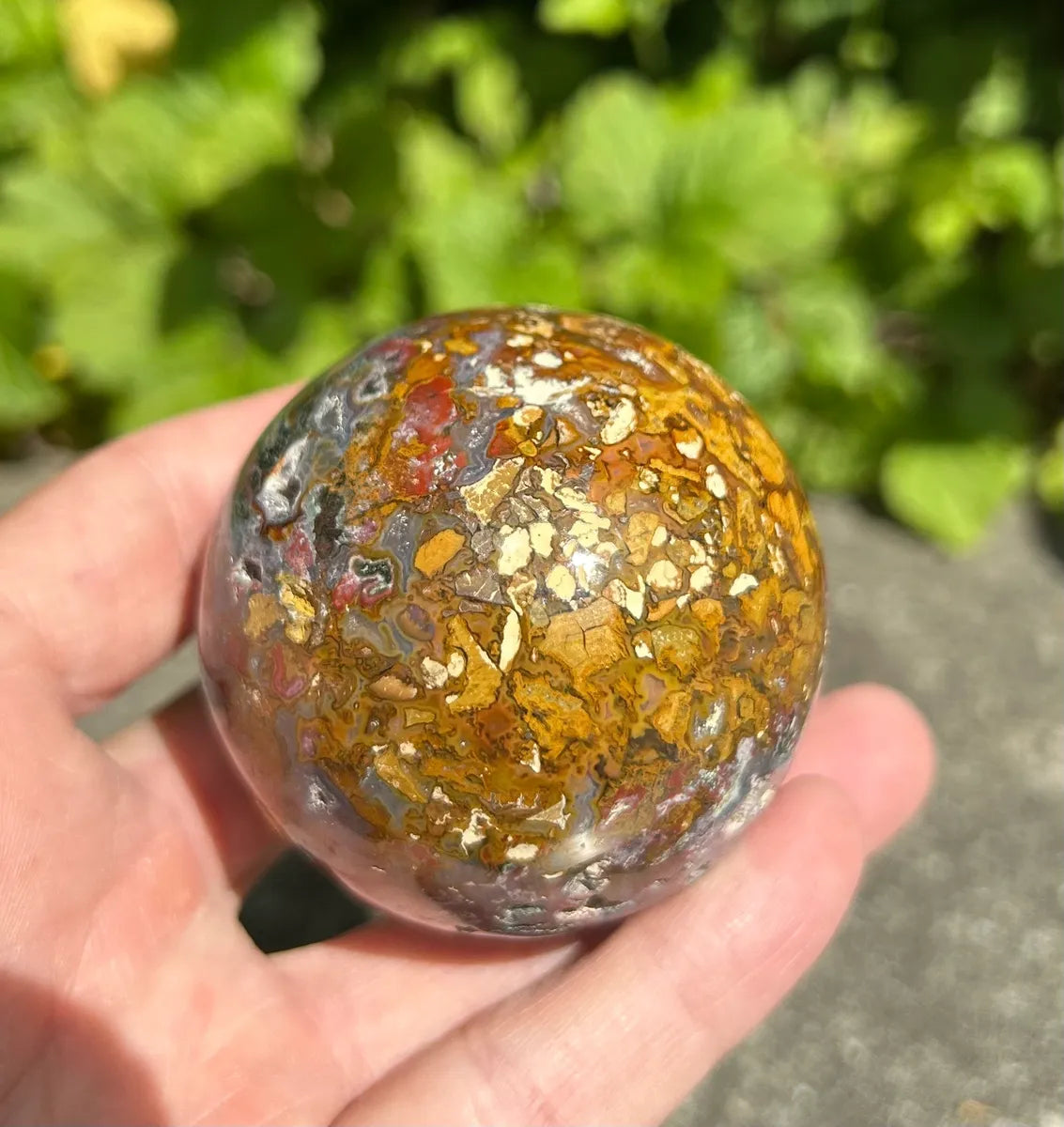Ocean Jasper Sphere