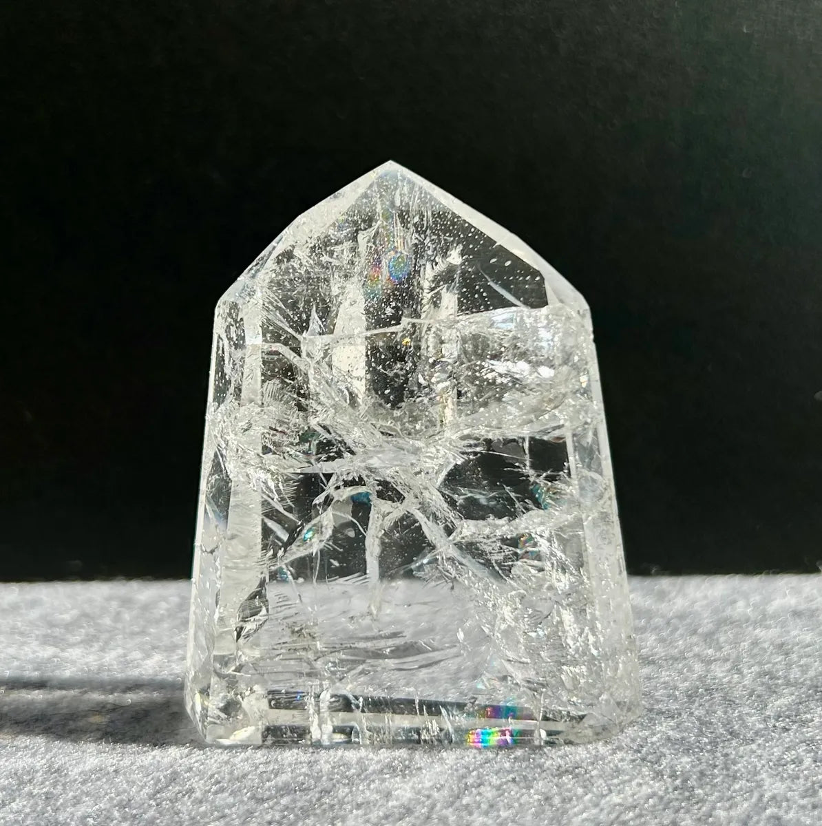 Polished Fire & Ice Quartz (2)