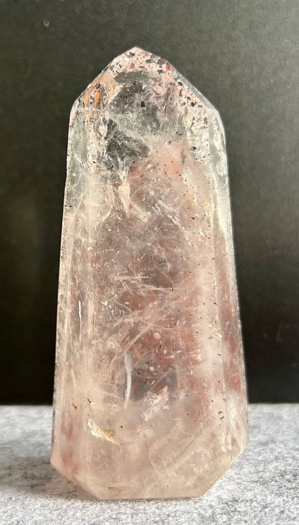 Polished Harlequin Quartz Tower (13)