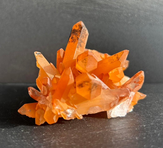 Tangerine Quartz Cluster