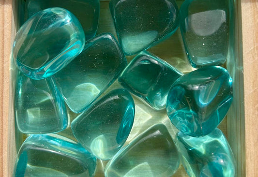 Blue Obsidian Tumbles
