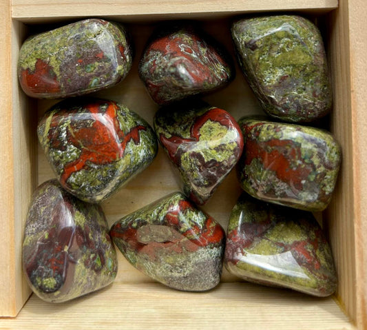 Dragon’s Blood Jasper Tumbles