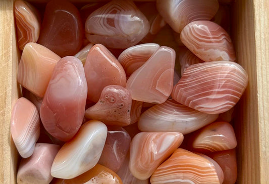 Apricot Agate Tumbles