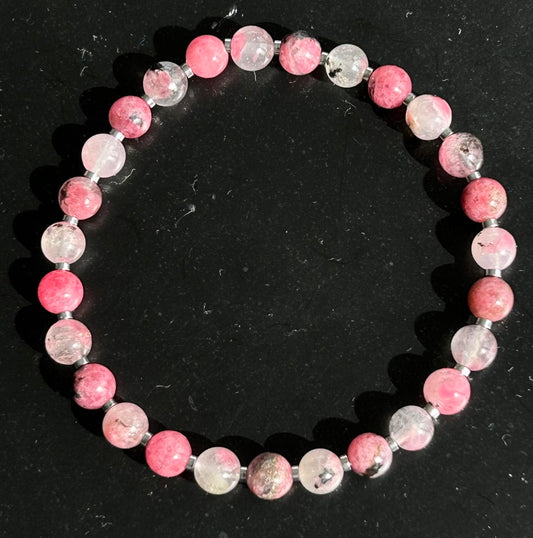 Gemmy Rhodonite Bracelet