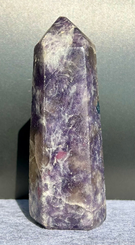 Polished Lepidolite Tower