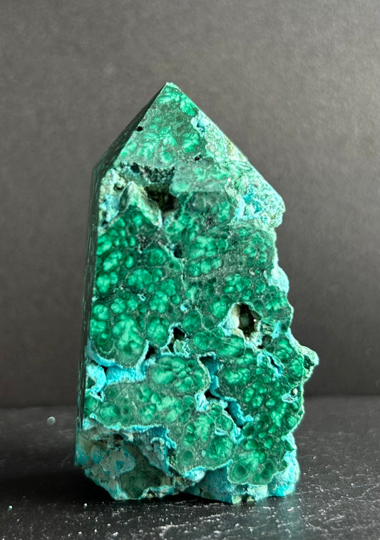 Semi-Polished Malachite Tower (7)