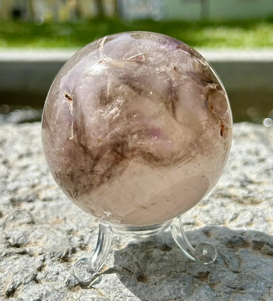 Smokey Amethyst Sphere