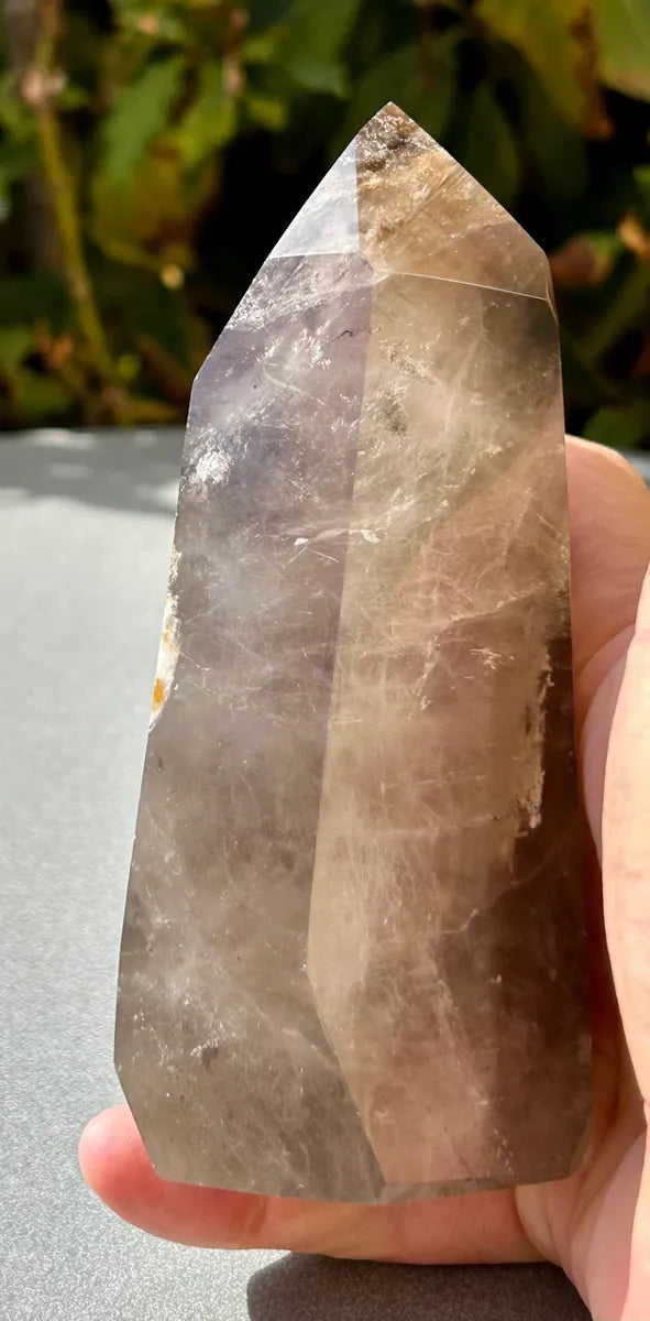 Polished Smokey Amethyst