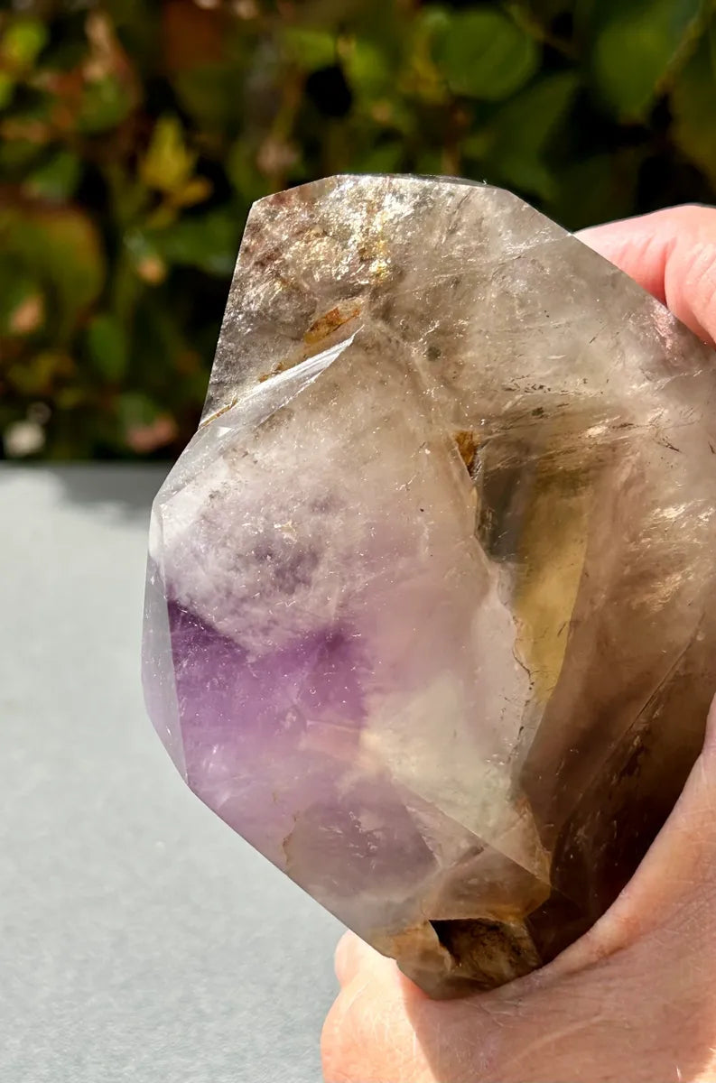 Polished Smokey Amethyst