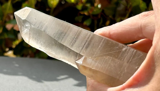 Smokey Lemurian Quartz Point