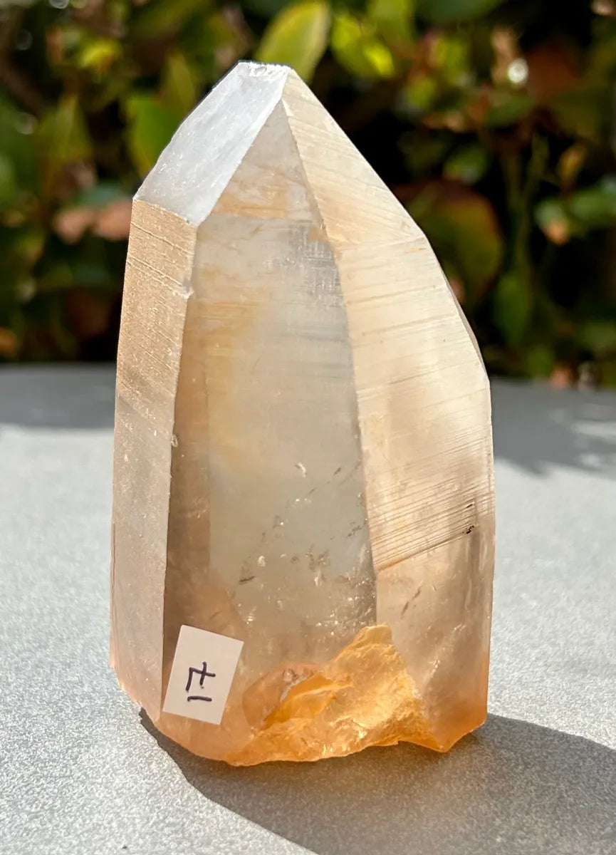 Smokey Lemurian Quartz Point