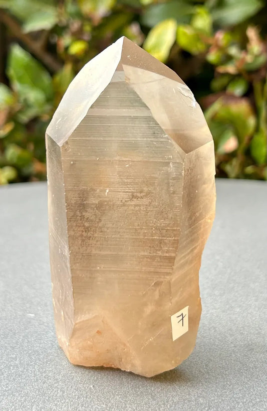 Smokey Lemurian Quartz Point