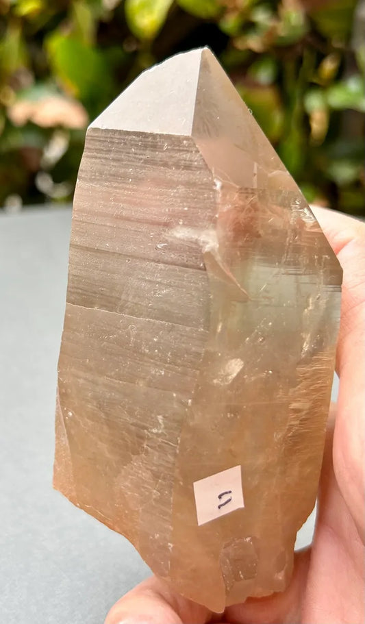 Smokey Lemurian Quartz Point