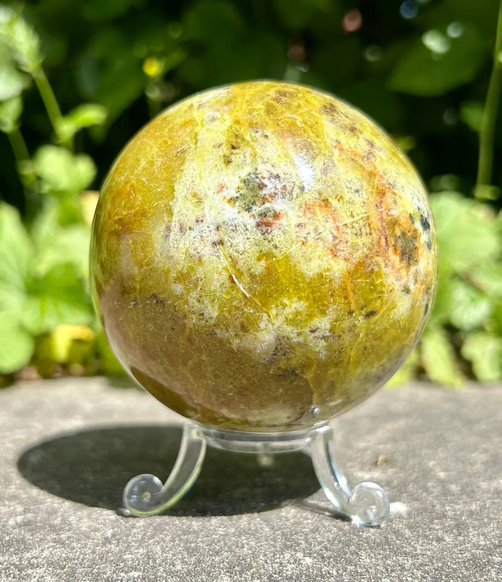 Green Opal Sphere