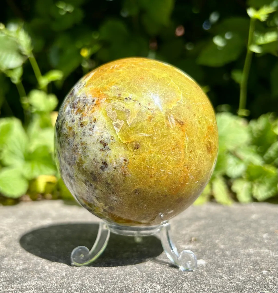 Green Opal Sphere