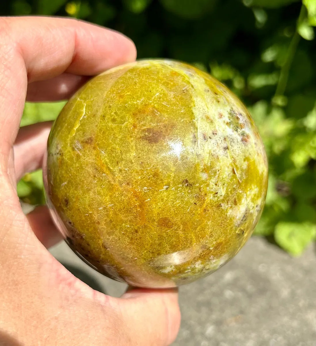 Green Opal Sphere