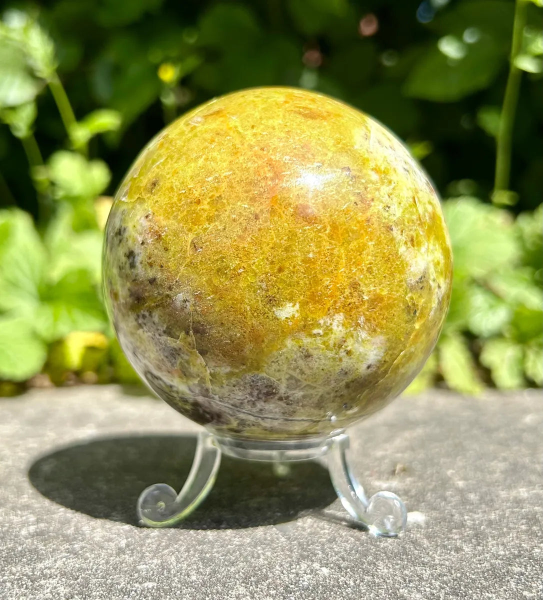 Green Opal Sphere