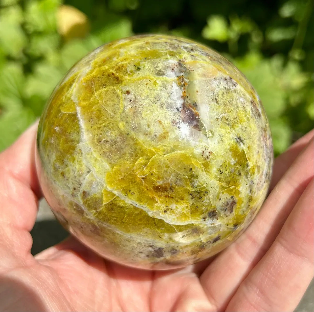 Green Opal Sphere