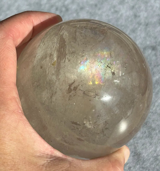 Large Clear Quartz Sphere