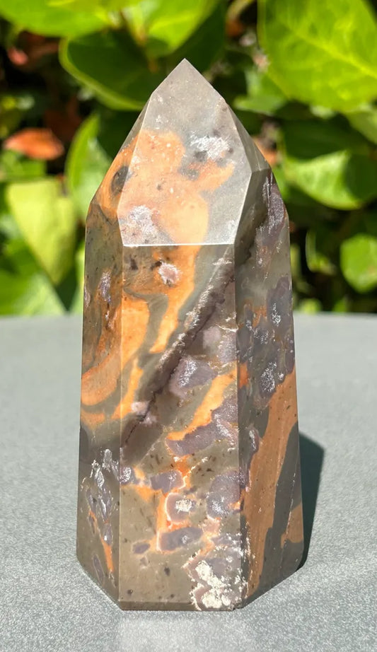 Leopardskin Jasper Tower