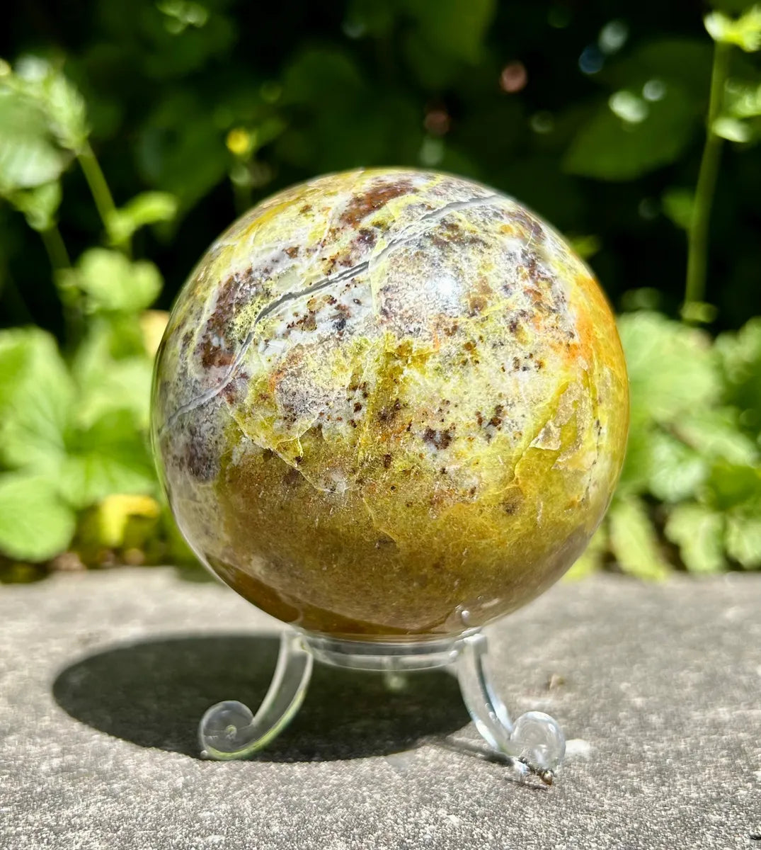 Green Opal Sphere