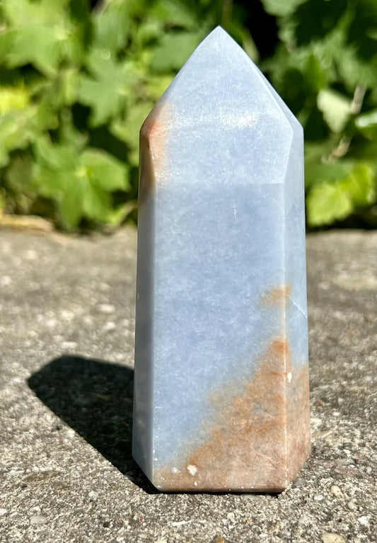 Polished Angelite Tower (1)