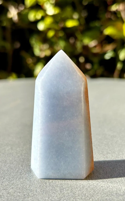 Polished Angelite Tower (2)