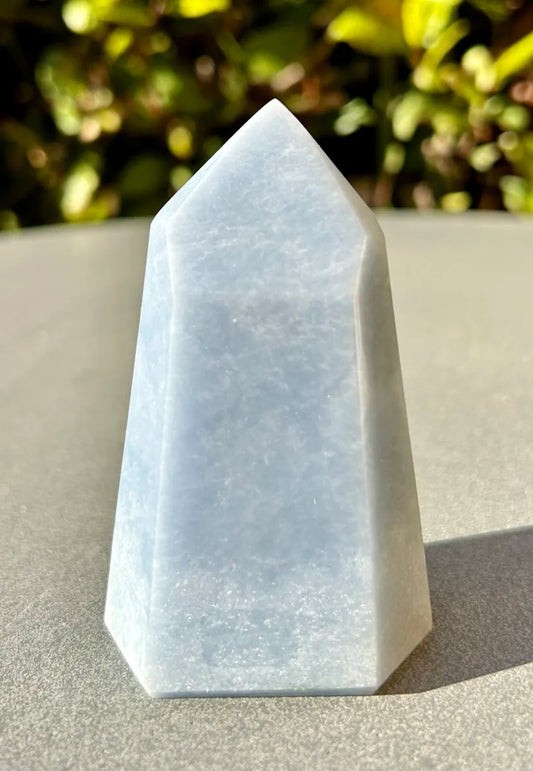 Polished Angelite Tower (4)