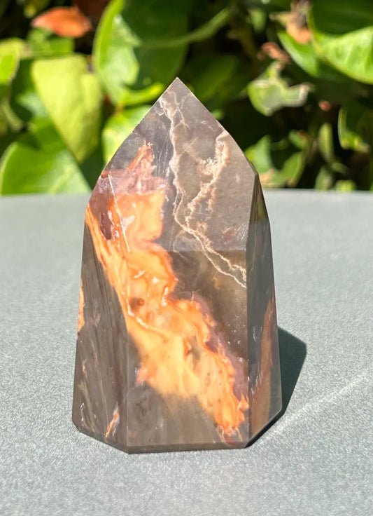 Leopardskin Jasper Tower