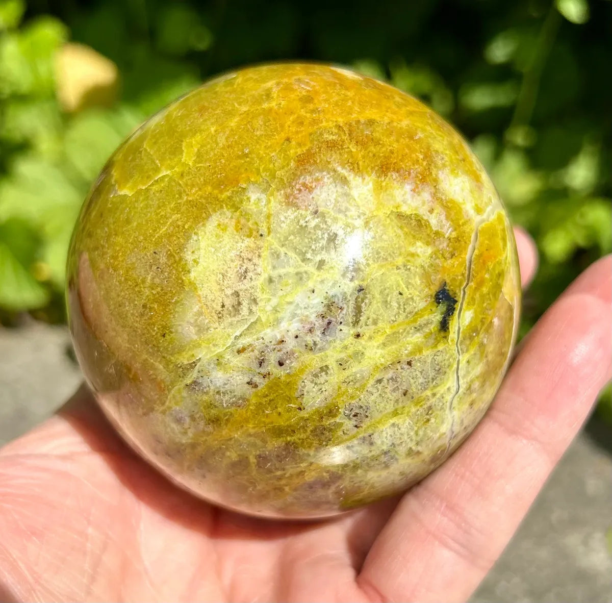 Green Opal Sphere