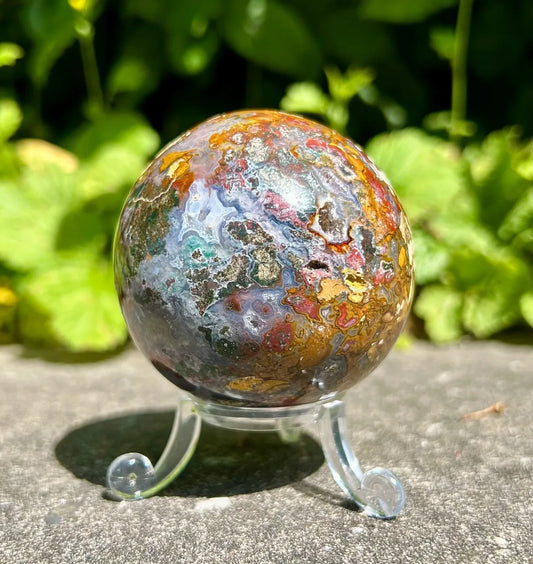 Ocean Jasper Sphere