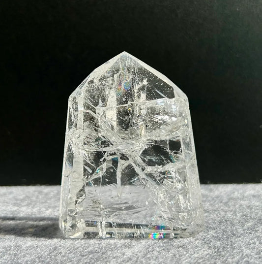 Polished Fire & Ice Quartz (2)